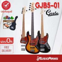 Gusta GJB5-01 กีตาร์เบส 5 สาย +รับประกันศูนย์ 1ปี Music Arms