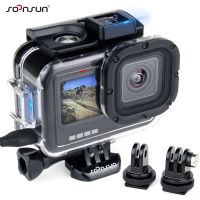 SOONSUN เคสป้องกันแบบเปิดด้านข้างสำหรับ Gopro Hero 11 10 9ปลอกหุ้มโครงลวดสีดำเชื่อมต่อได้สำหรับ Go Pro 11อุปกรณ์เสริม