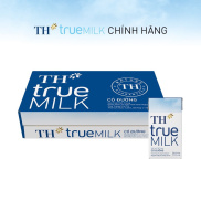 Sữa tươi tiệt trùng TH True Milk có đường, ít Đường 110ml thùng 48 hộp
