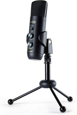 Marantz Professional MPM-4000U Podcast Mic - USB Condenser Microphone with Mixer and Headphone Output for Podcasting, Live Streaming, YouTube Projects USB Mic w/ Monitoring &amp; Mute Button