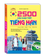 2500 câu giao tiếp tiếng Hànbìa mềm