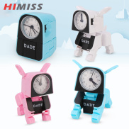 HIMISS Toy Chó Hoạt Hình Đồng Hồ Báo Thức Đồ Chơi Biến Hình Dễ Thương Mèo