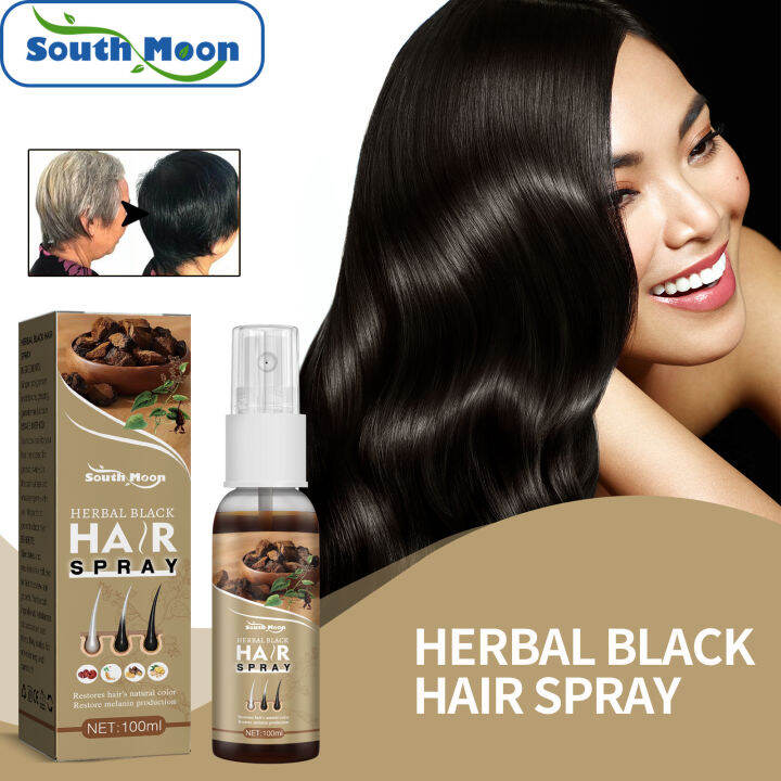 South Moon Hair Darkening Spray White Hair Spray Repair Scalp Care ...