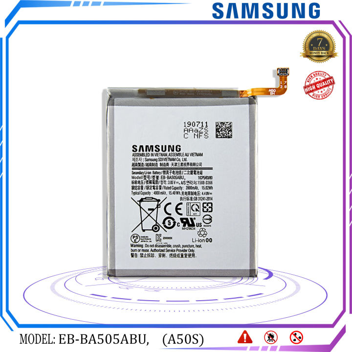 แบตเตอรี่-ใช้ได้กับ-original-battery-for-samsung-galaxy-a50s-4000mah-eb-ba505abu-4000mah-มีประกัน-6-เดือน