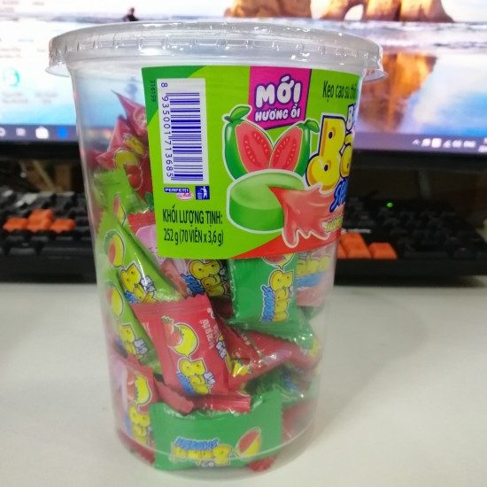 Kẹo sing-gum có nhân big babol hương trái cây hỗn hợp hủ 252g - ảnh sản phẩm 6