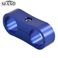 Blue Car AN4 Braided Oil Fuel Hose Aluminum Line Separator Clamp Cable Fastener