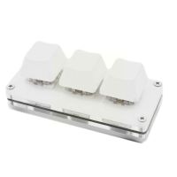 （Miss qis keycap）กลไก3ปุ่มพร้อมซอฟต์แวร์ OSUKeypadProgramming มาโคร USB DIY ปรับแต่ง