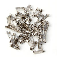 50PCS เข็มกลัดคลิปฐาน Pins อุปกรณ์เสริมเครื่องประดับตกแต่ง Ally 15ถึง40Mm