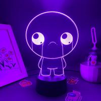 Hot Game The Binding Of Isaac Rebirth 3D Led Neon Nightlight Birthday Gift For Boyfriend Gamer Kid Bedroom Decor Isaac Lava Lamp