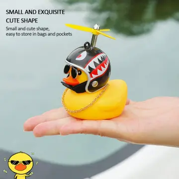 Rubber Duck Car Ornaments Yellow Ducky Car Dashboard Decor Cute Squeak  Duckies