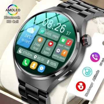 Generic 2023 New NFC Smart Watch Men GT4 Pro AMOLED HD Screen Heart Rate  Bluetooth Call IP68 Waterproof GPS SmartWatch For HUAWEI Xiaomi