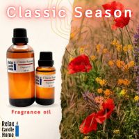 หัวน้ำหอม กลิ่น Classic Season Fragrance oil เกรดพรีเมียม สำหรับเทียนเเละเครื่องสำอาง 30ml/100ml