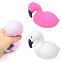 10cm Cute Flamingo Animal Hand Fidget Toy Kids Gift Childrens Toys Office Pressure Release Antistress Squeeze Decompression Toy Squishy Toys