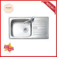 ซิงค์ฝัง 1หลุม 1ที่พัก MEX BIX1B สเตนเลสBUILT-IN SINK 1B1D MEX BIX1B STAINLESS STEEL **ขายดีที่สุด**