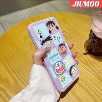 เคส JIUMOO สำหรับ Vivo X27 Pro,เคสแฟชั่นเคสขอบสี่เหลี่ยมด้านข้างบางเคสมือถือนิ่มบางเพื่อนรักเคสป้องกันการกระแทก