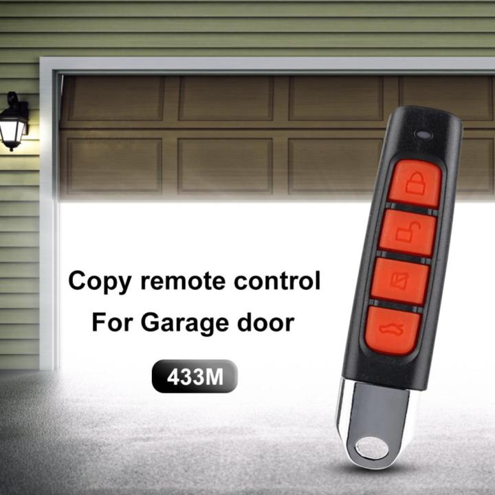 ที่เปิดประตูเครื่องโรเนียวคัดลอกสำเนารีโมทคอนโทรล4ปุ่มควบคุมการคัดลอกระยะไกลอเนกประสงค์ขนาด433mhz