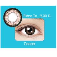 กล่องฟ้า Cocoa Bigeyes สีโกโก้ คอนแทคเลนส์ Maxim แม็กซิม Contact lens คอนแทคเลนส์สี รายเดือน ตาโต บิ๊กอาย ค่าสายตา สายตา