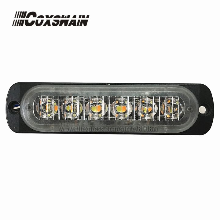 coxswain-dual-color-car-truck-led-grille-traffic-light-head-12-led-surface-mount-strobe-emergency-safety-warning-light-12-24v
