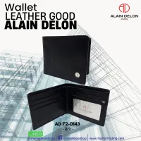 Alain Delon(อเลนเดอลอง)กระเป๋าธนบัตรตอนพับ หนังแท้ รุ่น AD 72-0143