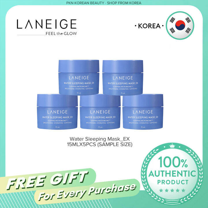 LANEIGE Water Sleeping Mask EX (75ML/15ML) 5TH, EXP2025, Miniature