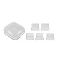 6 Boxes/30 Suitable for Lighting Data Cable USB Dust-Proof Cover Charging Head Anti-Protective Cap