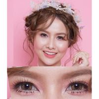 ?*มีค่าสายตา*?  Pretty Doll Secreteye  brown บิ๊กสายตาปกติ และสายตาสั้น  คอนแทคเลนส์ ลายฮิต Tiktok แถมตลับฟรี!! รหัสสินค้า 045