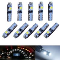 T5 Led Bulb Car Interior Lights Dashboard warming indicator Wedge Auto Instrument Lamp 12V white blue red yellow green pink