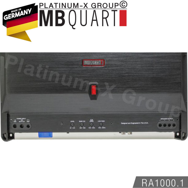 mb-quart-ra1000-1-power-amplifier-class-d-max1000w-เพาเวอร์-แอมป์-พาวเวอร์-แอม-แบรนด์เยอรมันแท้-เครื่องเสียงรถ-เครื่องเสียงรถยนต์