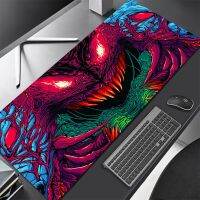 Hyper Beast Mouse Gaming Table Protector แผ่นรองคีย์บอร์ดสำหรับเล่นเกม อุปกรณ์เสริมสำหรับพีซี แผ่นรองเมาส์แฟชั่น Xxl แป้นพิมพ์เมาส์ขยายขนาดใหญ่