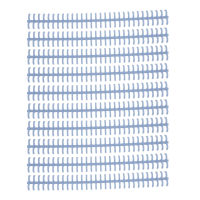 10 Pcs Loose Leaf Binding Spine 30 Hole Cuttable Wear Resistant PP Plastic 10Mm Binding Comb For Student Office Light Blue