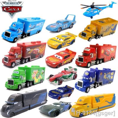 ❖☽۩ Diecast Truck for Children Pixar Cars 2 e 3 Lightning McQueen Tempestade Negra Jackson Cruz Doc Hancock 40
