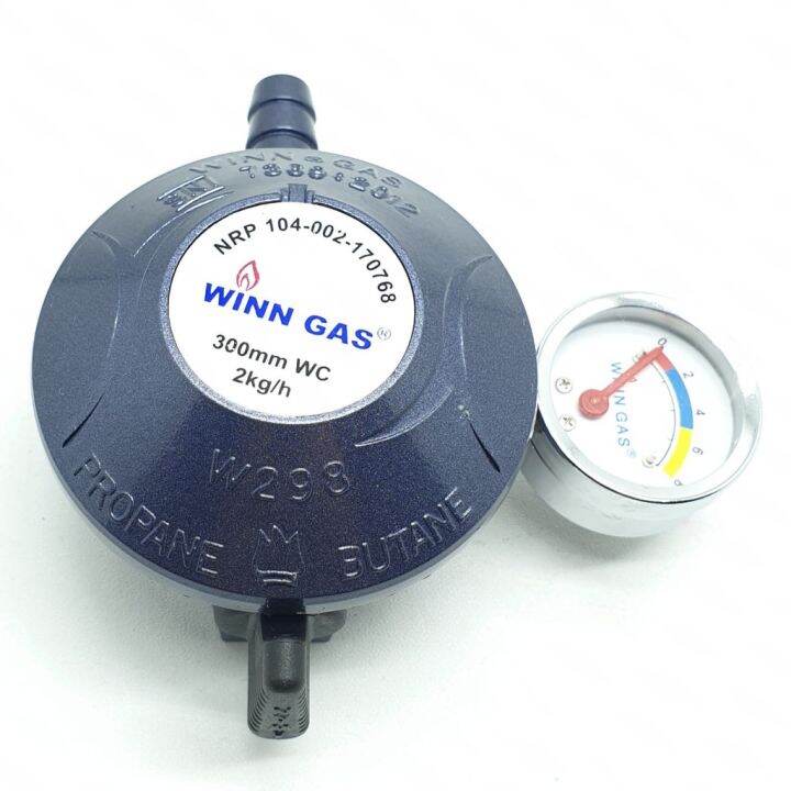 Regulator Gas Elpiji LPG Winn Gas W298M Meter Tekanan Rendah