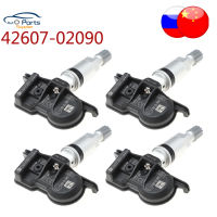 ใหม่4ชิ้น42607-02090 42607-02070เซ็นเซอร์ความดันลมยาง TPMS สำหรับโตโยต้าเลวินไฮบริด2019 4260702090 PMV-E100 PMVE100