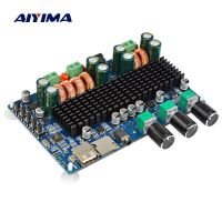 AIYIMA เครื่องขยายเสียงบลูทูธรองรับ100W,เครื่องขยายเสียงบอร์ดขยายสัญญาณเสียง USB ถอดรหัส TF 2.1ช่องเครื่องขยายเสียงดิจิตอล DC12 ~ 26V