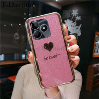 เคสโทรศัพท์ใหม่ฝาครอบ Realme C51 ซิลิโคนนิ่มคู่ป้องกันการตกรักบางเฉียบสำหรับเคส RealmeC51