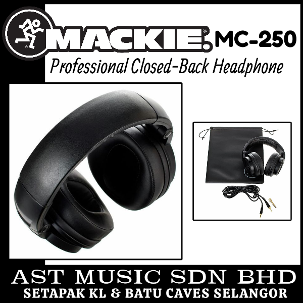 Mackie MC-250 Professional Closed-Back Headphone / MC250 / MC 250 | Lazada