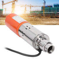 DC สกรูปั๊ม Deep Well พลังงานแสงอาทิตย์ Submersible แรงดันสูง 12V 30meter High Lift 3SYDC12/S1.5-30