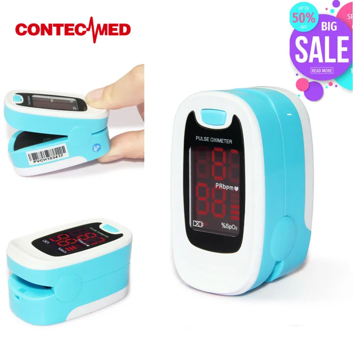 CONTECMED CMS50M Finger Pulse Oximeter Blood Oxygen Saturation Oximetry
