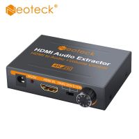 Neoteck 4K x 2K HDMI-Compatible Audio Extractor With 3.5mm Stereo Audio Extractor HDMI to HDMI-Compatible SPDIF RCA 3.5mm Audio