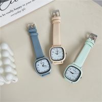 【Hot Sale】 High-value simple ins square watch femininity and Korean watches junior high school niche fresh all-match white