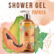 Praileela PAPAYA SHOWER GEL ชาวเวอร์เจล เจลอาบน้ำ