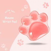 ที่วางข้อมือ Mouse Komputer เจล Comfort น่ารักเบาะหนุนบุอุ้งเท้าแมวที่วางข้อมือซิลิโคนลายการ์ตูน