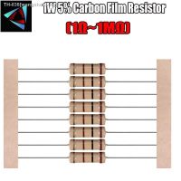 ❈☃ 20pcs 1W 1R 2.2M 5 Carbon Film Resistor 100R 220R 1K 1.5K 2.2K 4.7K 10K 22K 47K 100K 100 220 1K5 2K2 4K7 ohm resistance