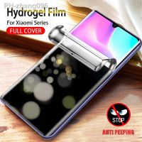 For Xiaomi Redmi Note 9 Pro Max 9S 8 8T 7 Full Cover Privacy Hydrogel Film For Mi Poco F3 11 10 Lite 10T Pro 9 Anti Spy Screen