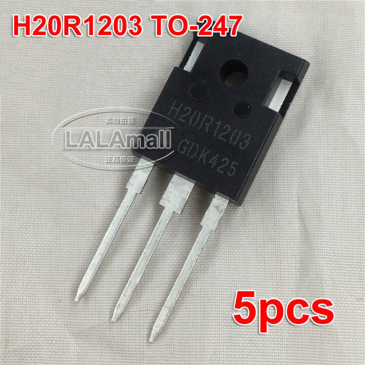 5pcs H20R1203 TO247 20A/1200V High Power Induction Cooker IGBT