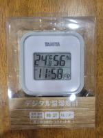 Tanita TT-558 digital temperature and humidity meter เทอร์โมมิเตอร์ พร้อมนาฬิกา และตัววัดความชื้น พร้อมแถบแม่เหล็ก