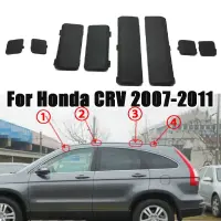 Wooeight สีดำหลังคารถชั้นวางกระเป๋าหมวกลบลบปกเหมาะสำหรับฮอนด้า CRV CR-V 2007 2008 2009 2010 2011อุปกรณ์เสริมในรถยนต์