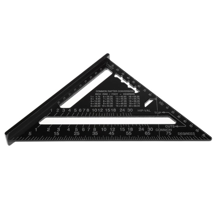 7-metric-aluminum-alloy-speed-square-roofing-triangle-angle-protractor-square-carpenters-measuring-sharpeners