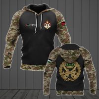 Jordan Flag and Emblem Pattern Hoodies For Male Loose Mens Fashion Sweatshirts Boy Casual Clothing Oversized Streetwear