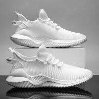 Summer 2021 Men Platform Sneakers Light Comfortable Sports Mesh Running White Casual Tennis Shoes Big Size Zapatillas Hombre